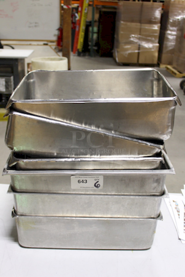 Vollrath Full Size Pans, 6" Deep, Stainless Steel. 6x Your Bid - Image 2 of 2