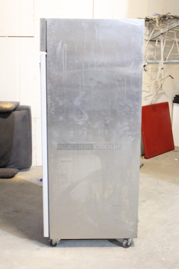 AWESOME! Hoshizaki CR1B-FS Refrigerator, Single Section Upright, Full Stainless Door. 
Per Casino Regulation, Freon Was Removed 
27-1/2x34x80 - Image 4 of 7