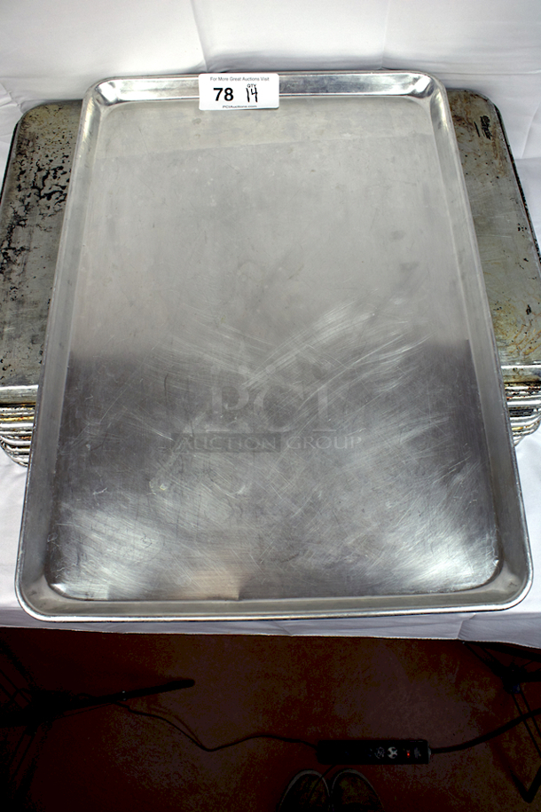 NICE! 14 Full Size Sheet Pans. 14x Your Bid - Image 2 of 3