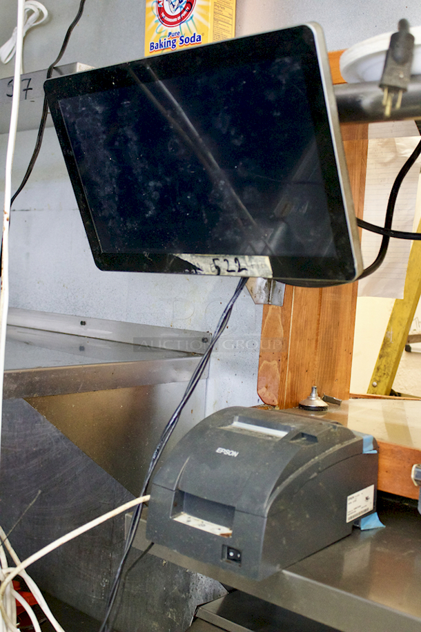 Toast Kitchen System With Wall Mount & Epson Printer.  - Image 1 of 7