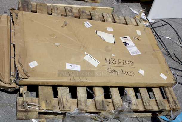 BRAND NEW SCRATCH & DENT! Regency 24" x 48" NSF Chrome Wire Shelf. Damage To Packaging. 2 Shelfs In Total.  - Image 2 of 3