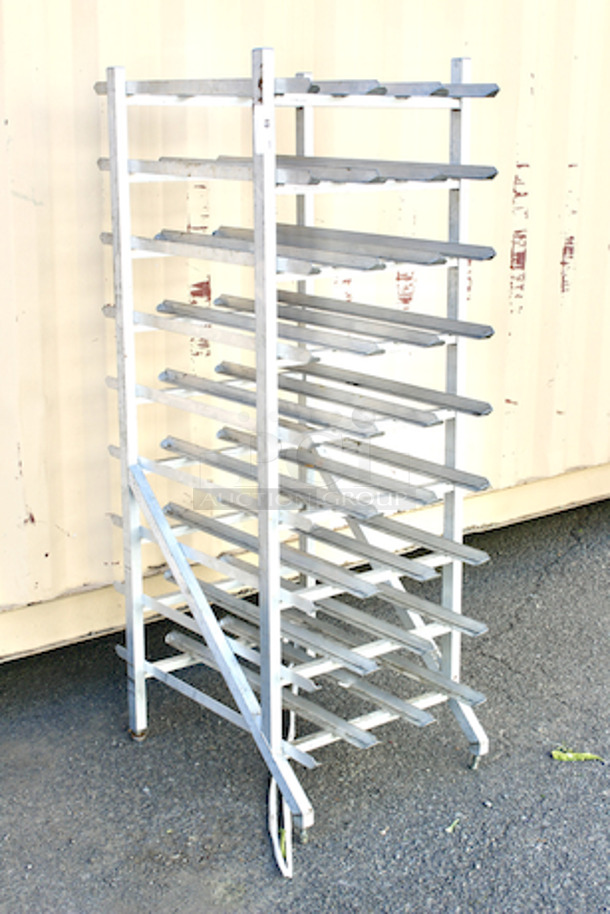 Full Size Stationary Aluminum Can Rack for #10 and #5 Cans 25x35-1/2x72 - Image 2 of 3