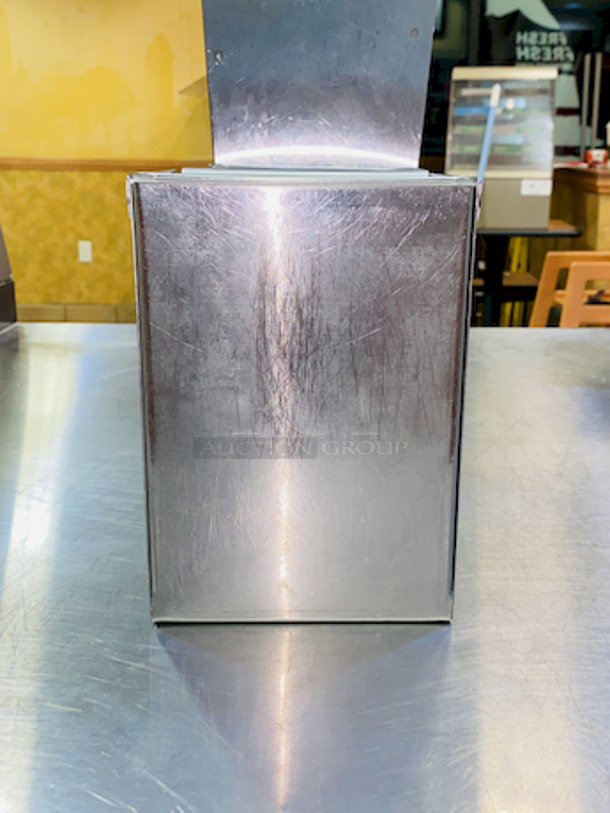 SWEET! Conical Condiment Holders. Perfect for Squirt Bottles. Same Upper Dimensions as 1/6 Pan. 

6-3/4 x 7-3/4

5x Your Bid
 - Image 2 of 7