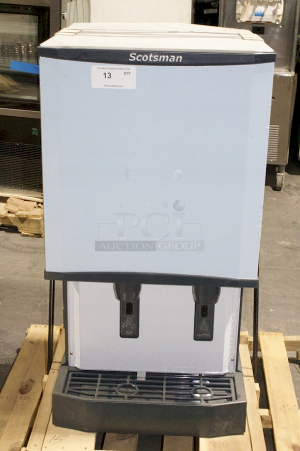 BRAND NEW SCRATCH AND DENT! Scotsman HID540A-1 Meridian Countertop Air Cooled Ice Machine and Water Dispenser - 40 lb. Bin Storage 
SN:23121320013280 - Image 3 of 7