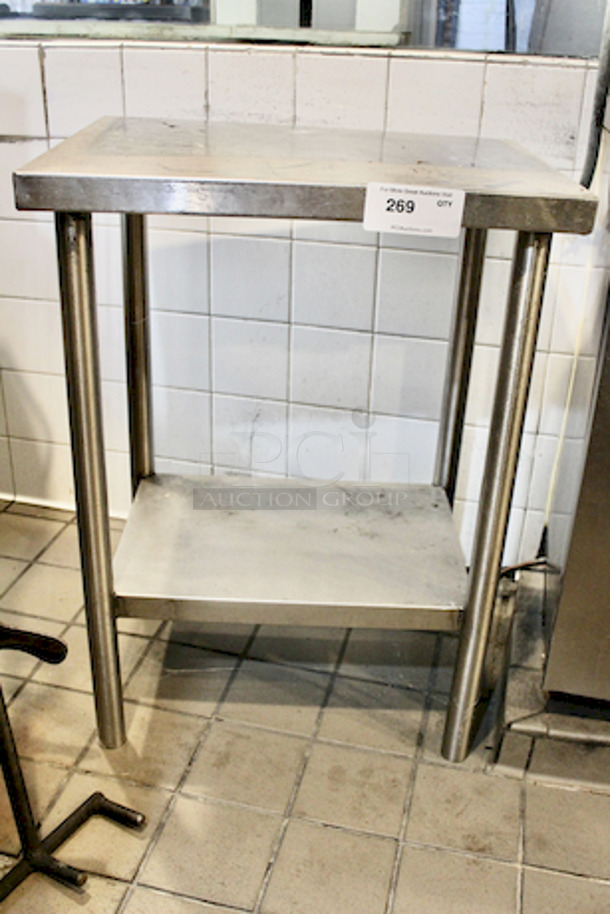 Stainless Steel Equipment Stand. 24x18x32-1/2