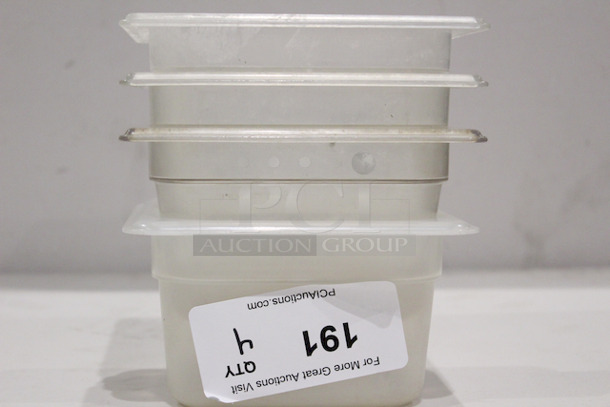 Cambro EN 63-1 Camware 1/6 Pans, 4” Deep
63⁄8" x 615⁄16"x4”
4x Your Bid
 - Image 5 of 6