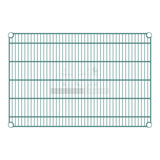 BRAND NEW SCRATCH & DENT! Regency 24" x 48" NSF Green Epoxy Wire Shelf. BOX OF 4