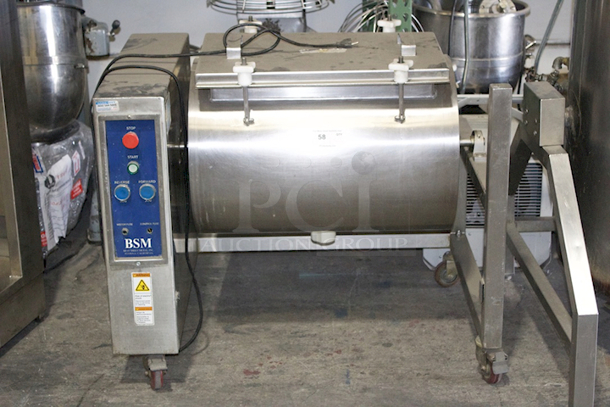 Best Sheet MEtal, Inc. BSM T200-2 Vacuum Tumbler Marinator - 200 Lb. 115v, 6Amp, 1ph, 60hz - Image 1 of 7