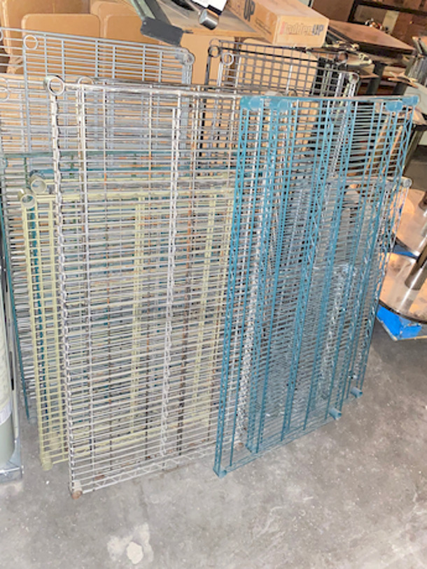 NICE! 11 Metro Wire Shelves, Various Sizes.

11x Your Bid