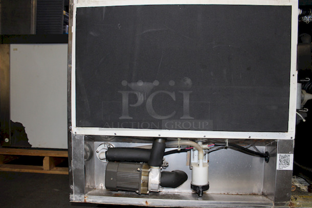 GEEE WILLIKERS!! Hoshizaki KM-1301SRH3 Modular Ice Machine, Capable of Producing  1339 lb of Ice Per Day.  Professionally Removed In Perfect Working Order. 208-230v/60/3-ph Remote Air Cooled.  
48″ W x 27-3/8″ D x 27-3/8″ H
Missing Face Cover. May be On Site.  - Image 8 of 8