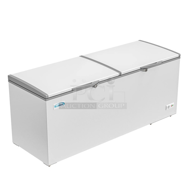 BRAND NEW SCRATCH & DENT! Koolmore SCF-24C 77" Commercial Chest Freezer 24 Cu Ft. Missing Cord. Could Not Test.  - Image 8 of 8
