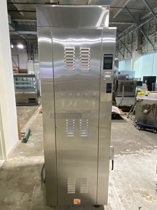 Nuvu Subway Edition Commercial Double Deck Baking Oven/Proofer Combo! With View Through Doors! All Stainless Steel! On Casters!

MAKE: NU-VU MODEL: OVEN/PROOFERWIDTH: 36DEPTH: 28HEIGHT: 77 ORIGINAL PRICE: $15,175.00
 - Image 5 of 5