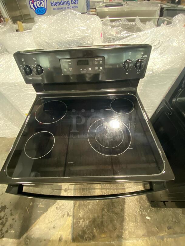 Brand New 30 Inch Electric Range with 4 Heating Elements, 5.3 cu. ft. Oven Capacity, Storage Drawer, Ceramic Glass Cooktop, Dual-element Bake, Delay Bake, Power Boil Element, and UL Listed: Black


 - Image 2 of 6