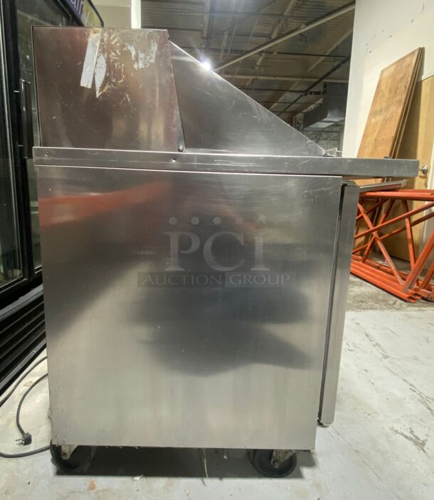 Beverage-Air SPE72-30M Elite Series 72" 3 Door Mega Top Dual Sided Refrigerated Sandwich Prep Table
 - Image 4 of 4