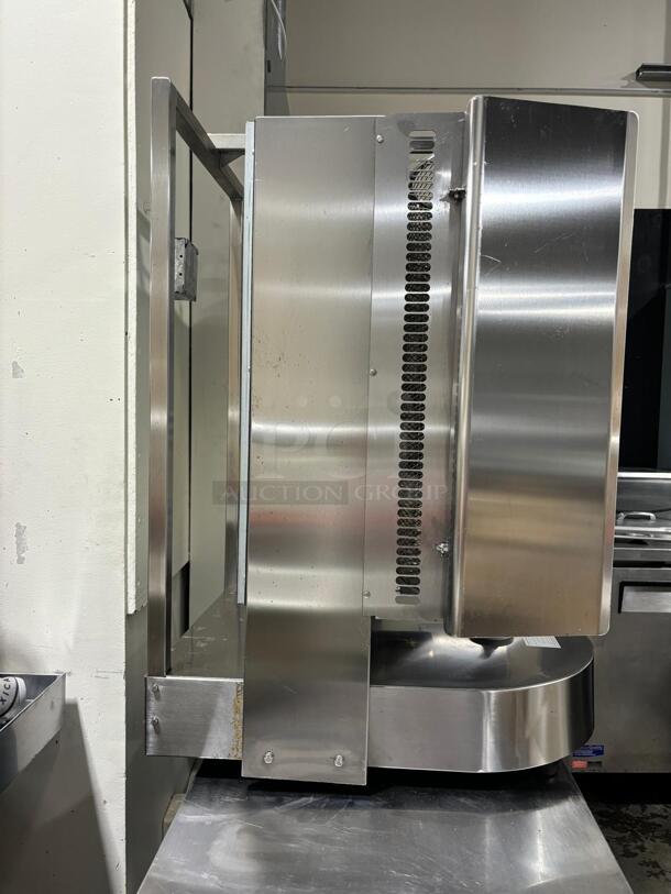 Inoksan PDG 400N Natural Gas Doner Kebab Machine / Vertical Broiler with Mesh Shield - 132-165 lb. Capacity

 - Image 3 of 4
