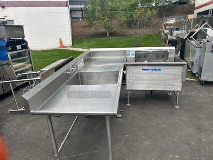 Power Soak Power Wash Dishtable Sink
