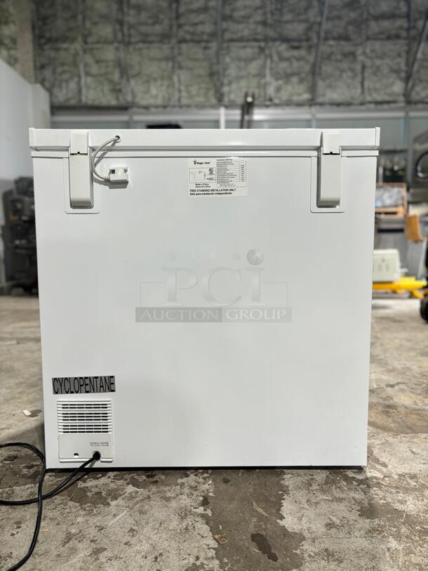 Magic Chef 7.0 cu. ft. Chest Freezer in White
 - Image 4 of 5