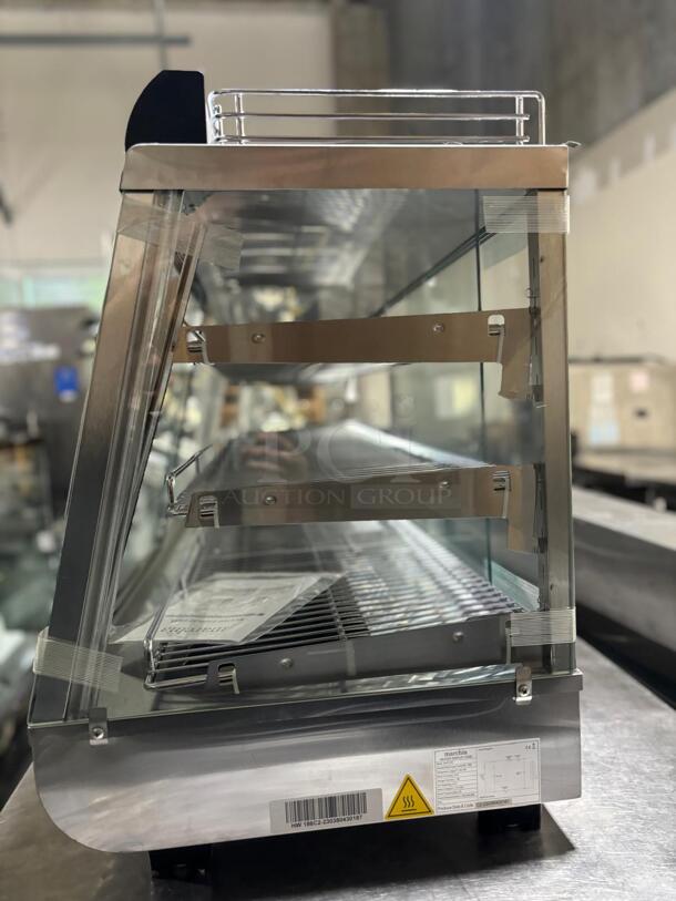 Marchia SHCC186 48" Stainless Steel Heated Countertop Display, Front, Rear Doors - Image 2 of 4