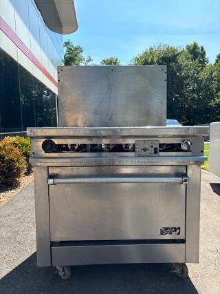 Stainless Steel 6 Burner Convection oven