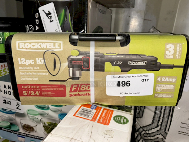 Rockwell 12pc Kit Oscillating Tool - F80 Sonicraft  - Image 1 of 1