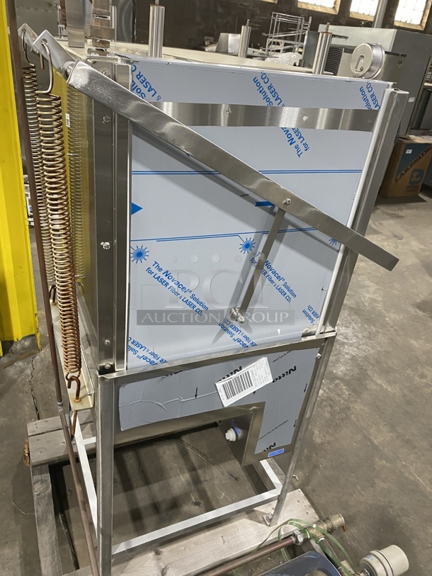 BEAUTIFUL! NEW! 2022 INSINGER Energy star Stainless Steel Commercial Straight Pass-Through Dishwasher W/ Tank! MODEL 50-20N2-NSU 440V/3Ph - Image 4 of 9