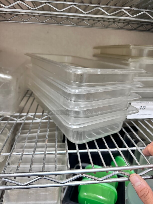 Commercial Plastic 1/6 Size Container NSF - Image 2 of 7