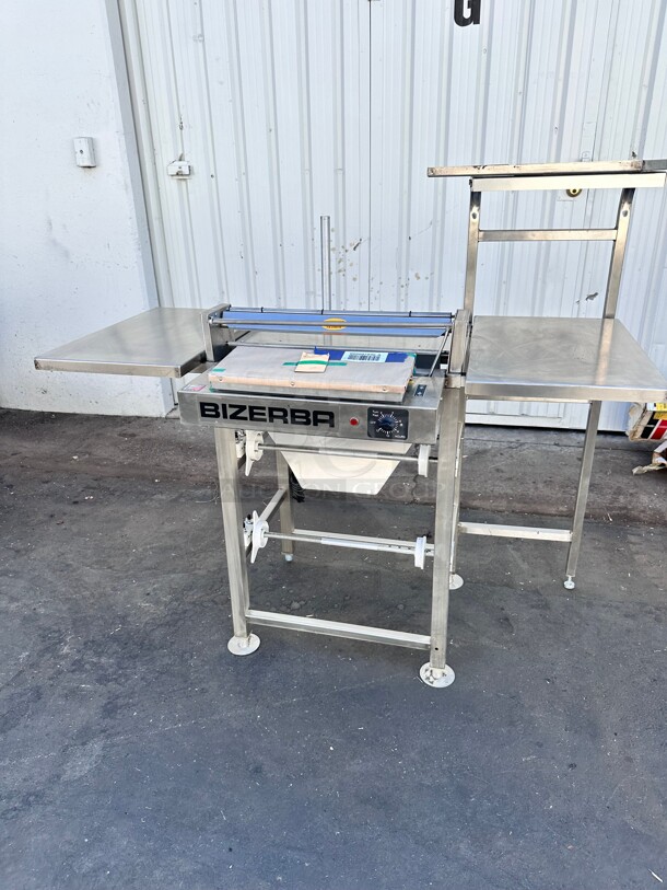 New! Bizerba Heat Seal SM1 Double 18" Roll Film Floor Wrapping Machine with Splash Guard - 725W, 115V Working - Image 3 of 9
