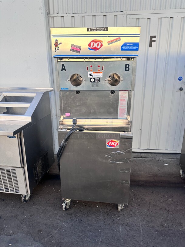 Duke Electro Freeze RMT-232 Soft Serve Ice Cream Machine 220 Volt 3 Phase Working Complete  - Image 2 of 9