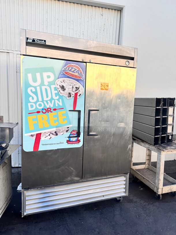 True T-49F 49 Cu.Ft Two Section Stainless Reach-in Freezer 115 Volt Workimng - Image 6 of 9