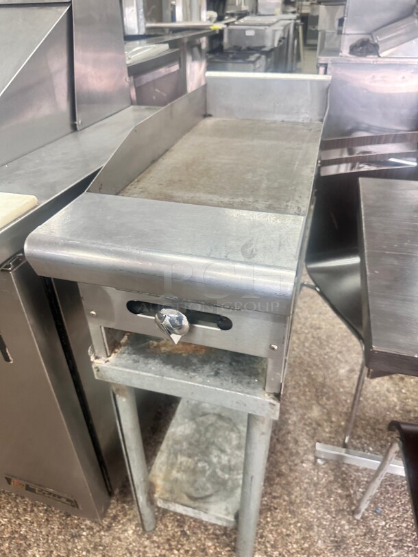 Fully Refurbished American Range 12" Gas Griddle Tested and Working!  - Image 4 of 7