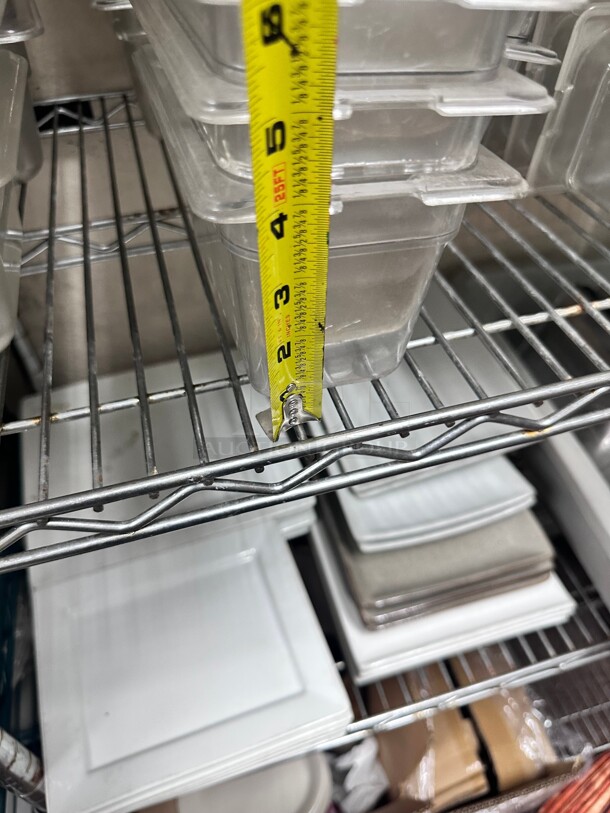 Commercial 1/3 Size Plastic Storage Container NSF - Image 9 of 9