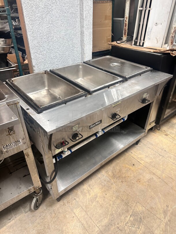 Duke 3 Wells Electric Steam Table 120 Volt Tested and Working - Image 3 of 3