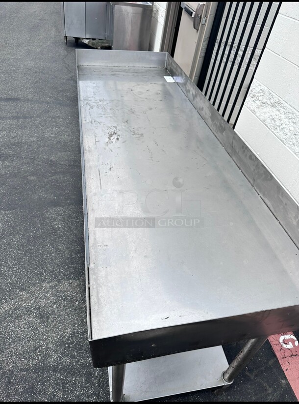 Commercial 72 Inch Stainless Steel Work Table  - Image 3 of 6