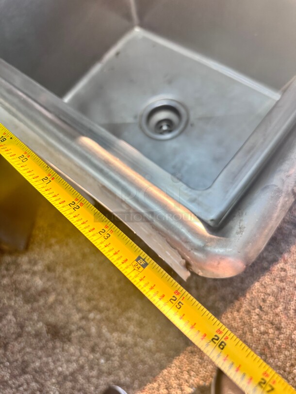Clean SPG Commercial 36 Inch one Compartment Prep Veg Sink NSF - Image 7 of 7