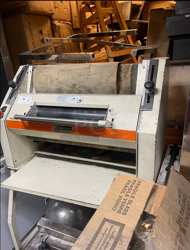 French Made  580 French Bread Baguette Moulder Dough Sheeter Roller 220 Volt Tested and Working - Image 4 of 7