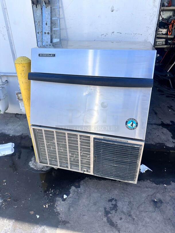 Hoshizaki KM-255BAH 250 lb Crescent Cube Ice Machine w/ Bin Air Cooled, 115v Working - Image 5 of 9